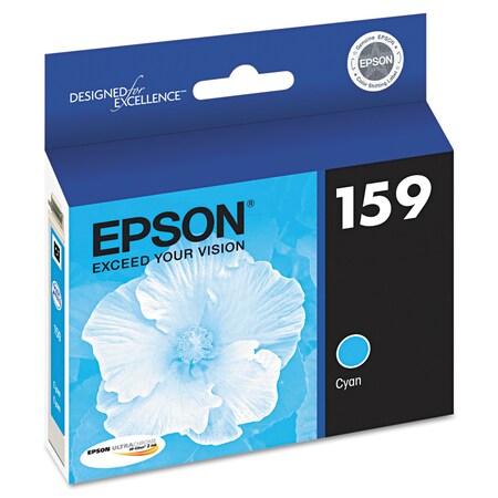 Epson (159) UltraChrome Hi-Gloss 2 Ink, Cyan T159220